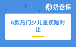 6款热门少儿重疾险对比，孩子保障这样选不花冤枉钱